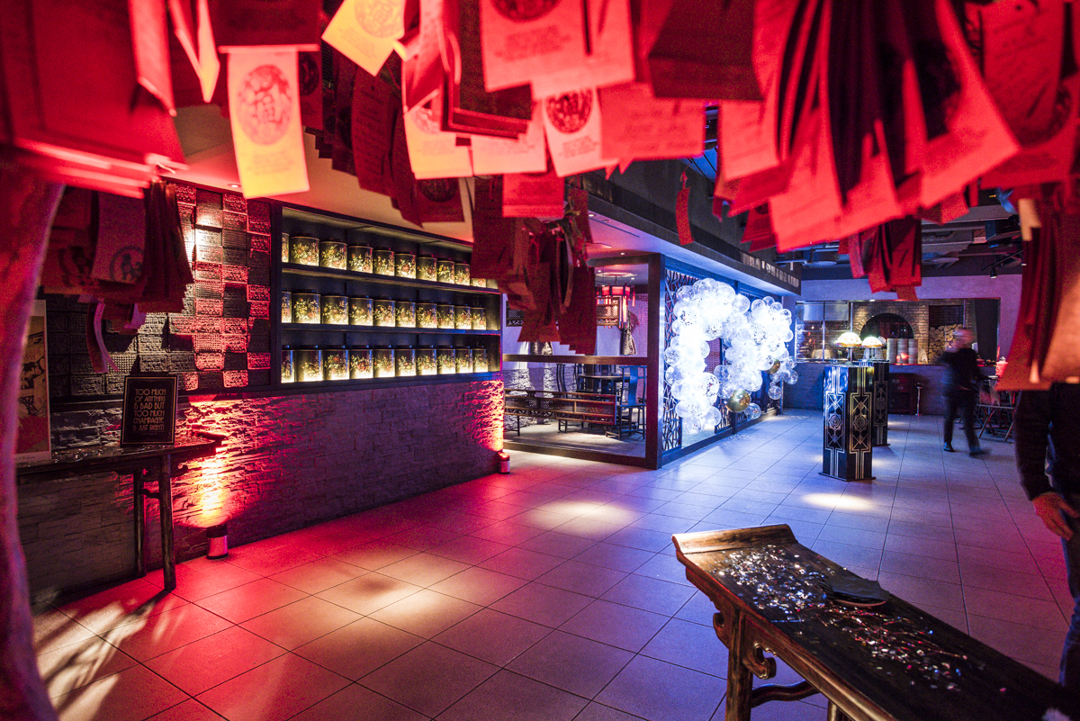 Entrance to the dining area of Shiro Sushi bar